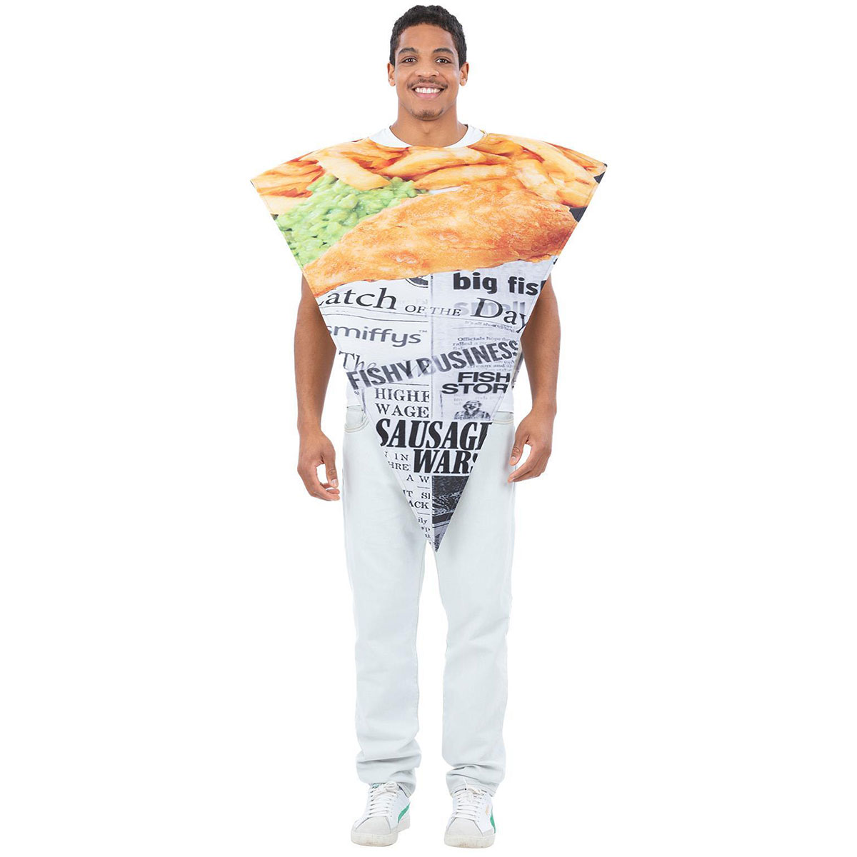 Fish and Chips Maskeraddräkt | Maskerad - Maskeradkläder - Roliga dräkter | Maskeradspecialisten
