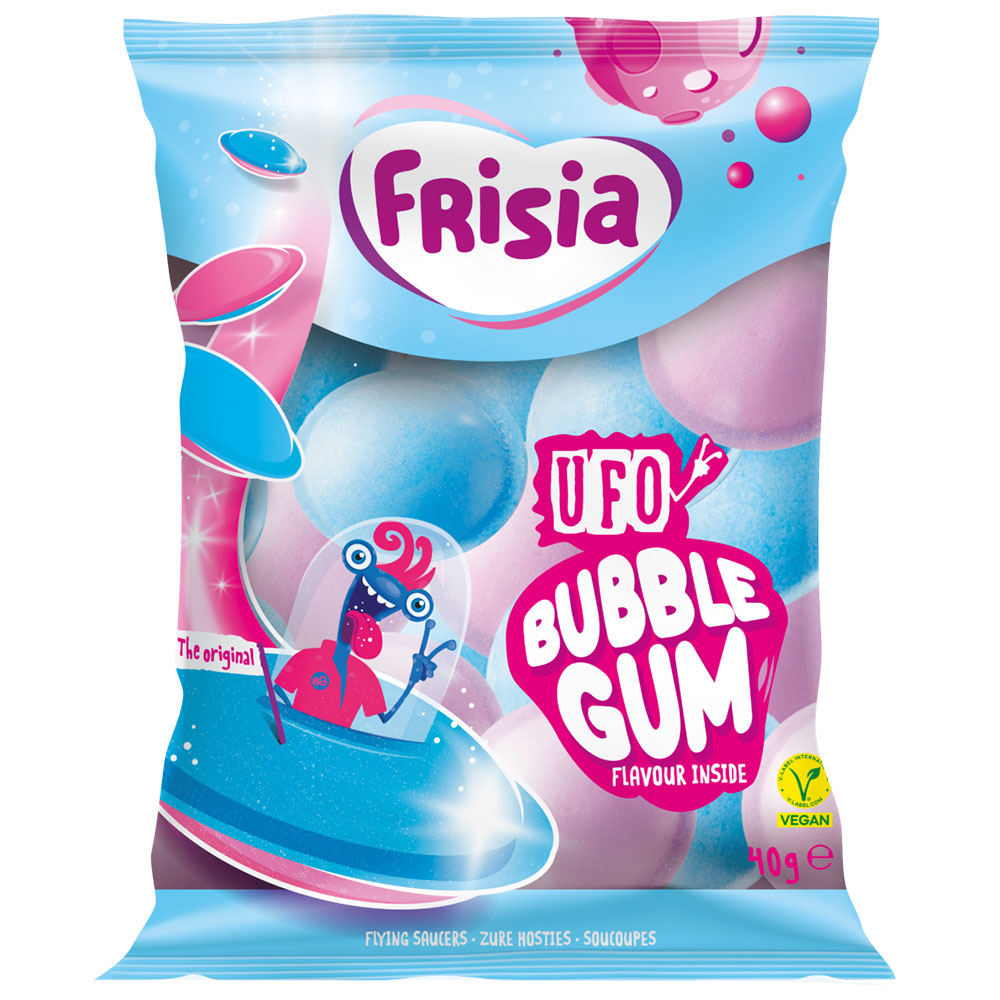 Flygande Tefat Godispåse Bubbelgum