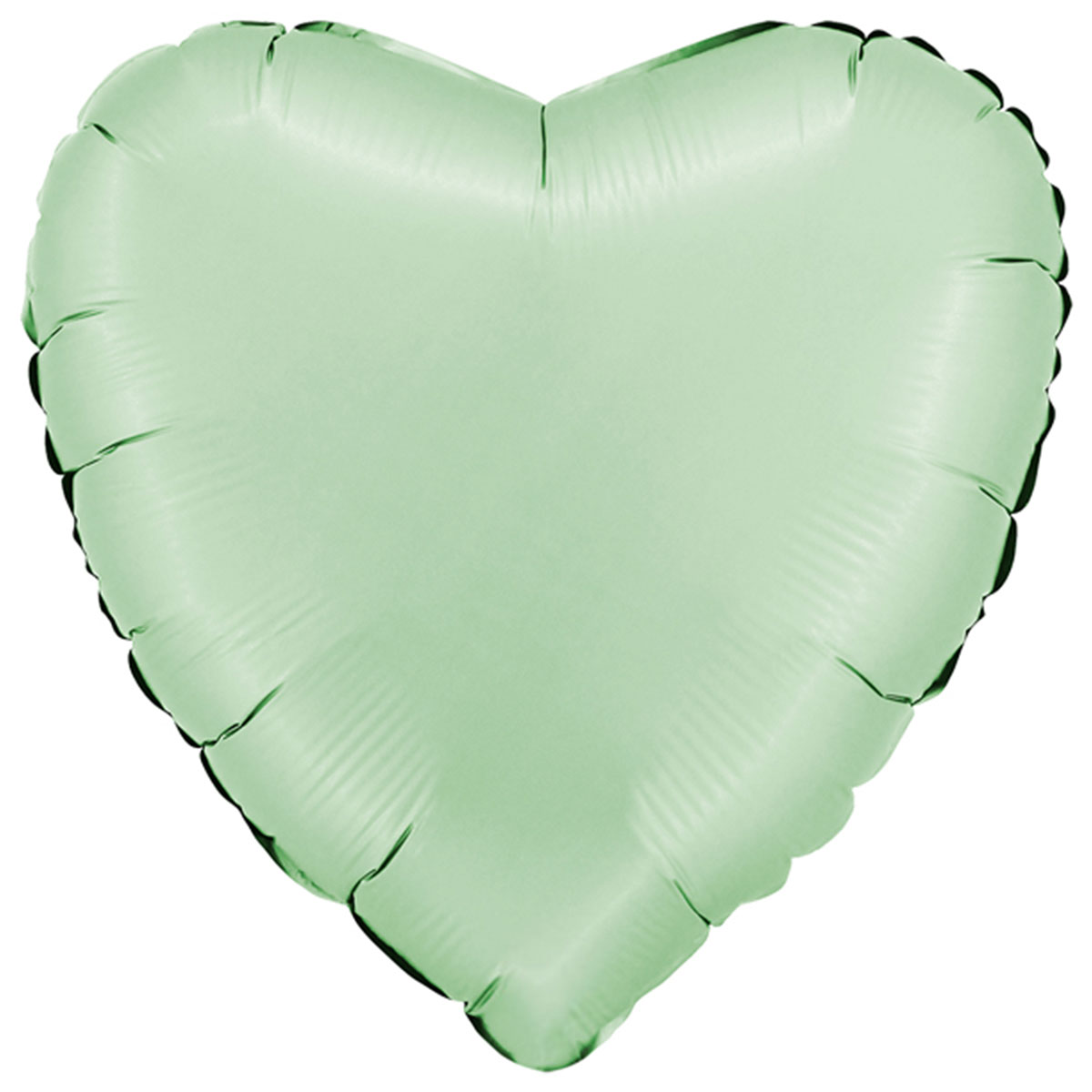 Folieballong Hjärta Satin Glazed Mint