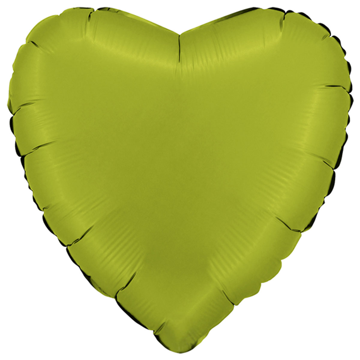 Folieballong Hjärta Satin Matcha Latte