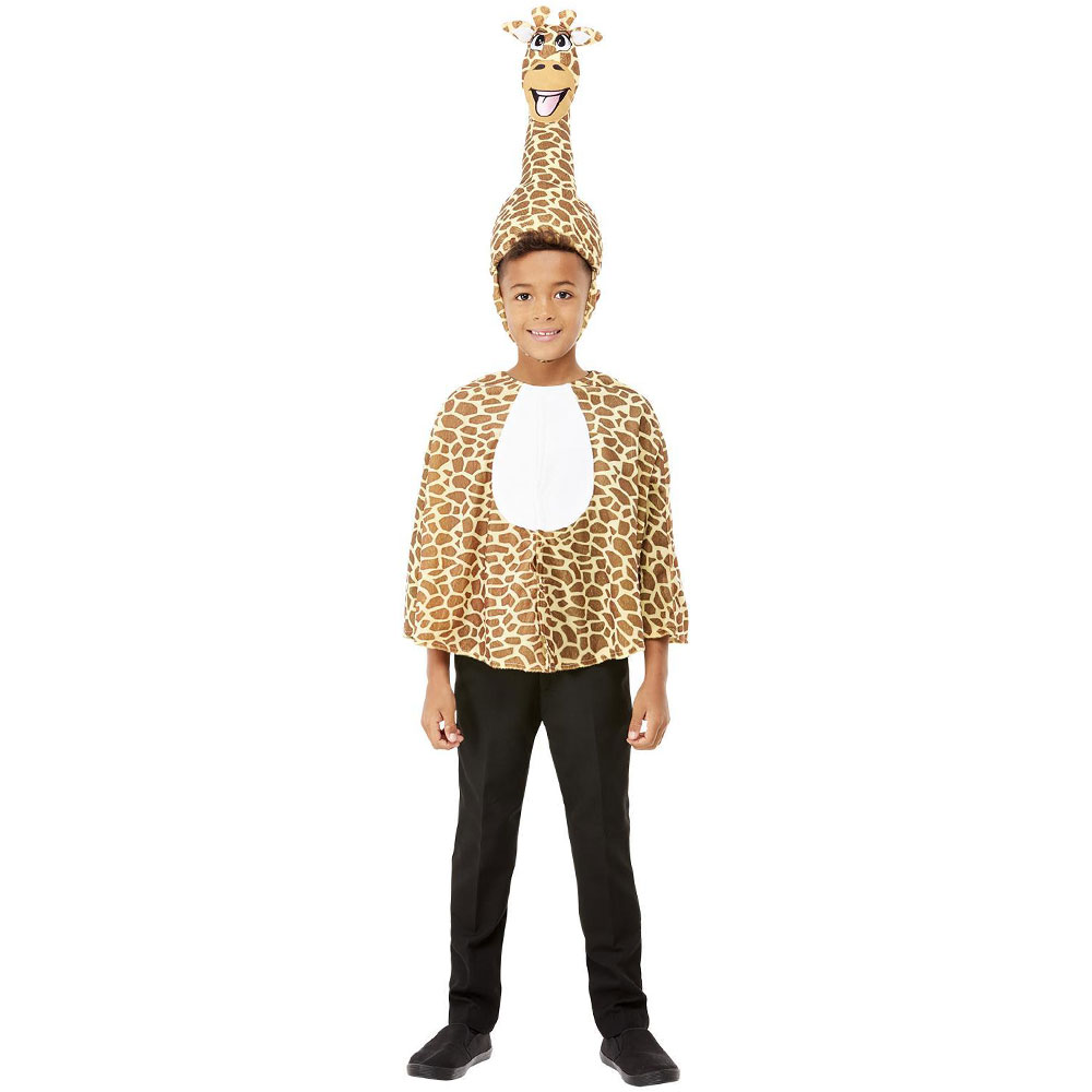 Giraff Cape & Hatt Barn | Maskerad - Maskeradkläder - Djurdräkter | Maskeradspecialisten