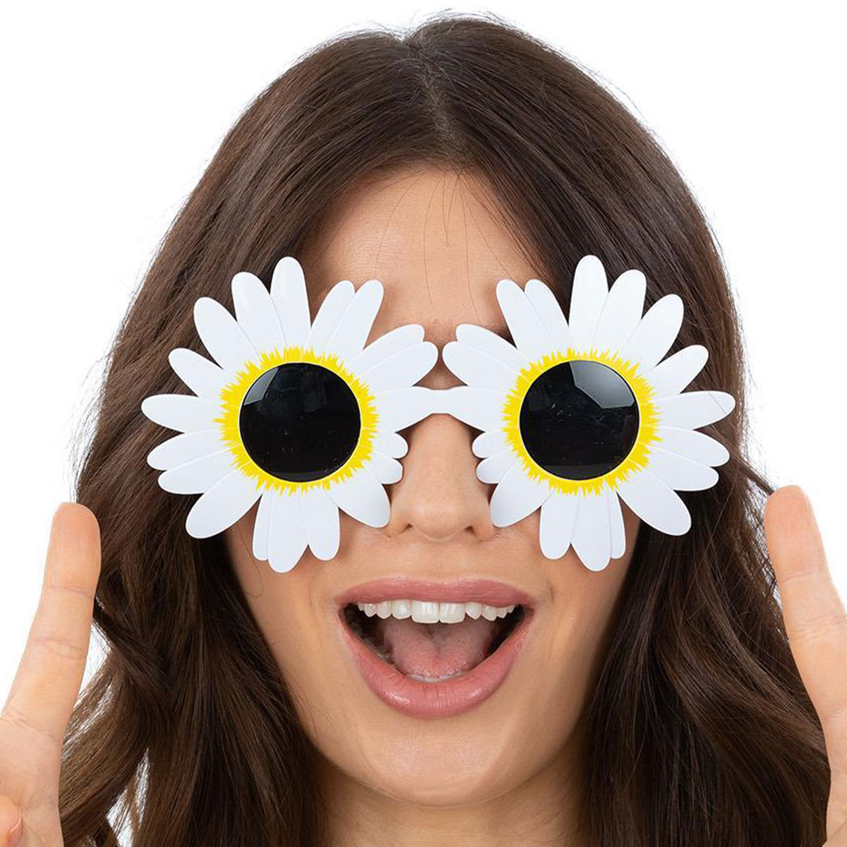 Glasögon Daisy Blommor | Maskerad - Maskeradteman - Hippie Maskerad | Maskeradspecialisten