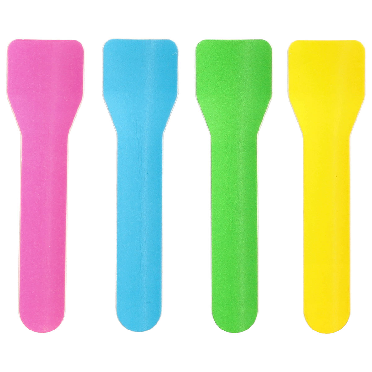 Glasskedar Blå/Grön/Gul 100-pack | Festartiklar - Dukning - Engångsbestick | Party Outlet