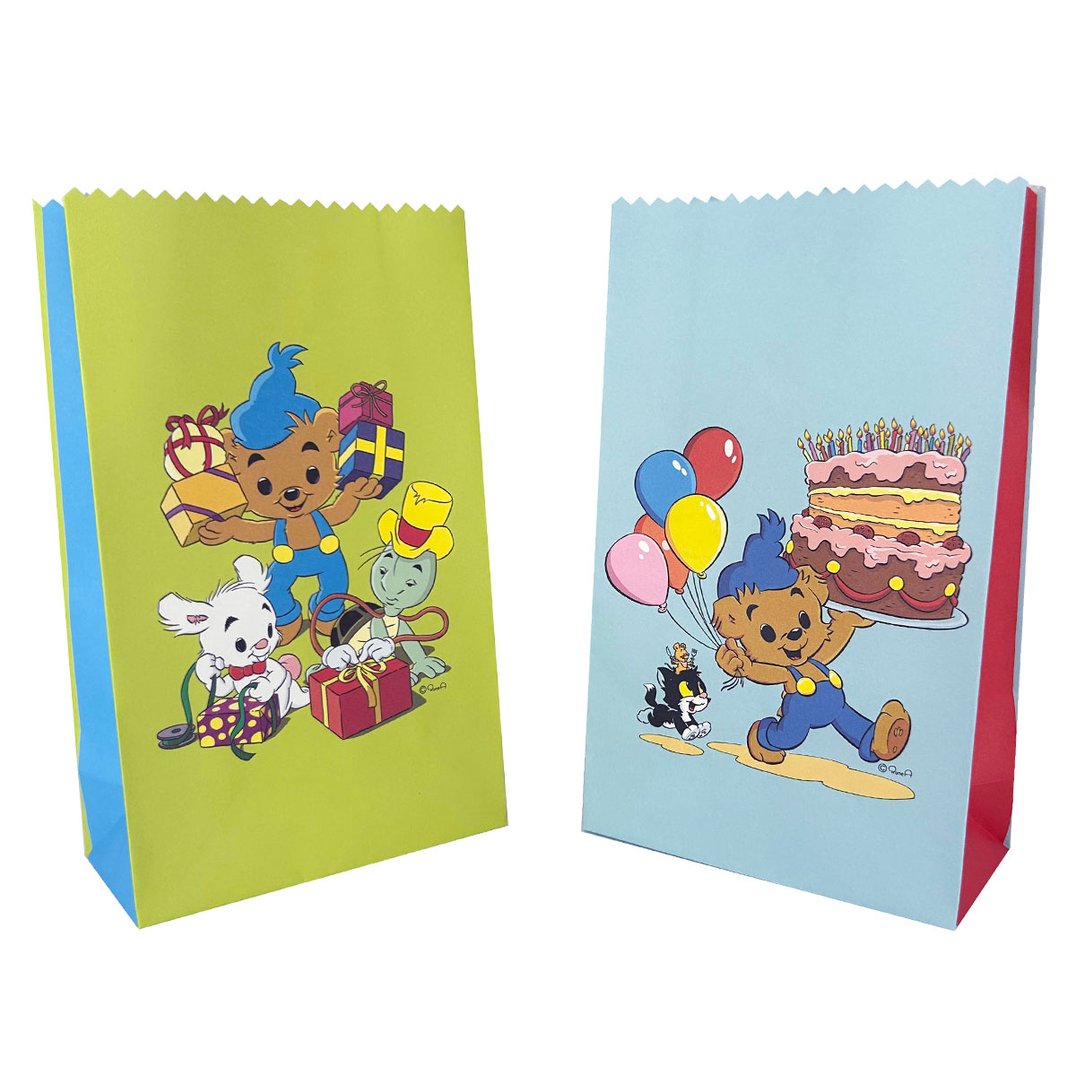 Godispåsar Bamse 8-pack | Festartiklar - Kalastillbehör - Kalaspåsar | Party Outlet
