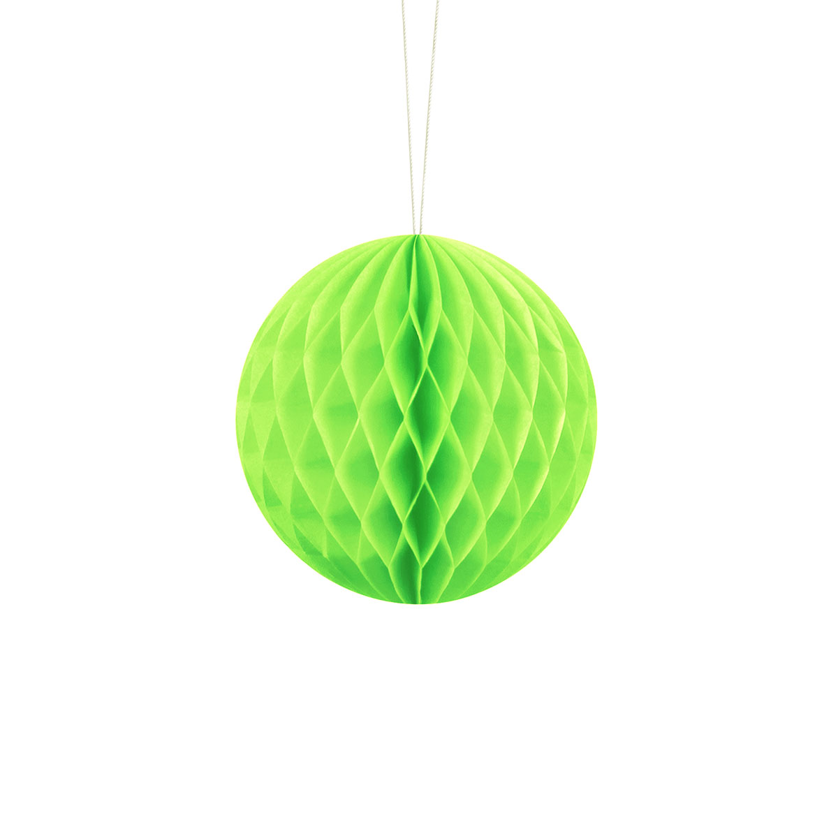 Hängande Honeycomb Äppelgrön 10 cm | Högtider - Fler Högtider - st patricks day | Maskeradspecialisten