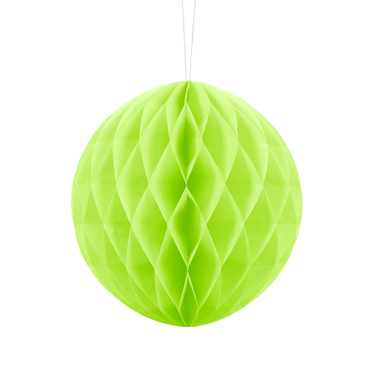 Hängande Honeycomb Äppelgrön 20 cm | Högtider - Fler Högtider - st patricks day | Maskeradspecialisten