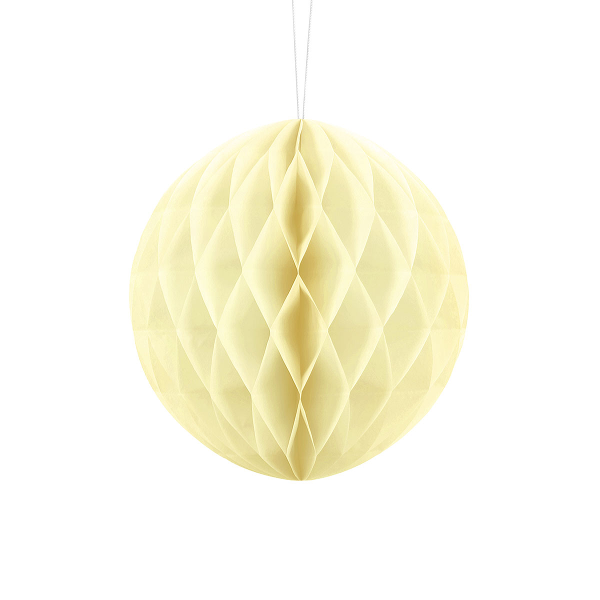 Hängande Honeycomb Halmgul 20 cm | Högtider - Bröllop - Bröllopsdekorationer | Maskeradspecialisten