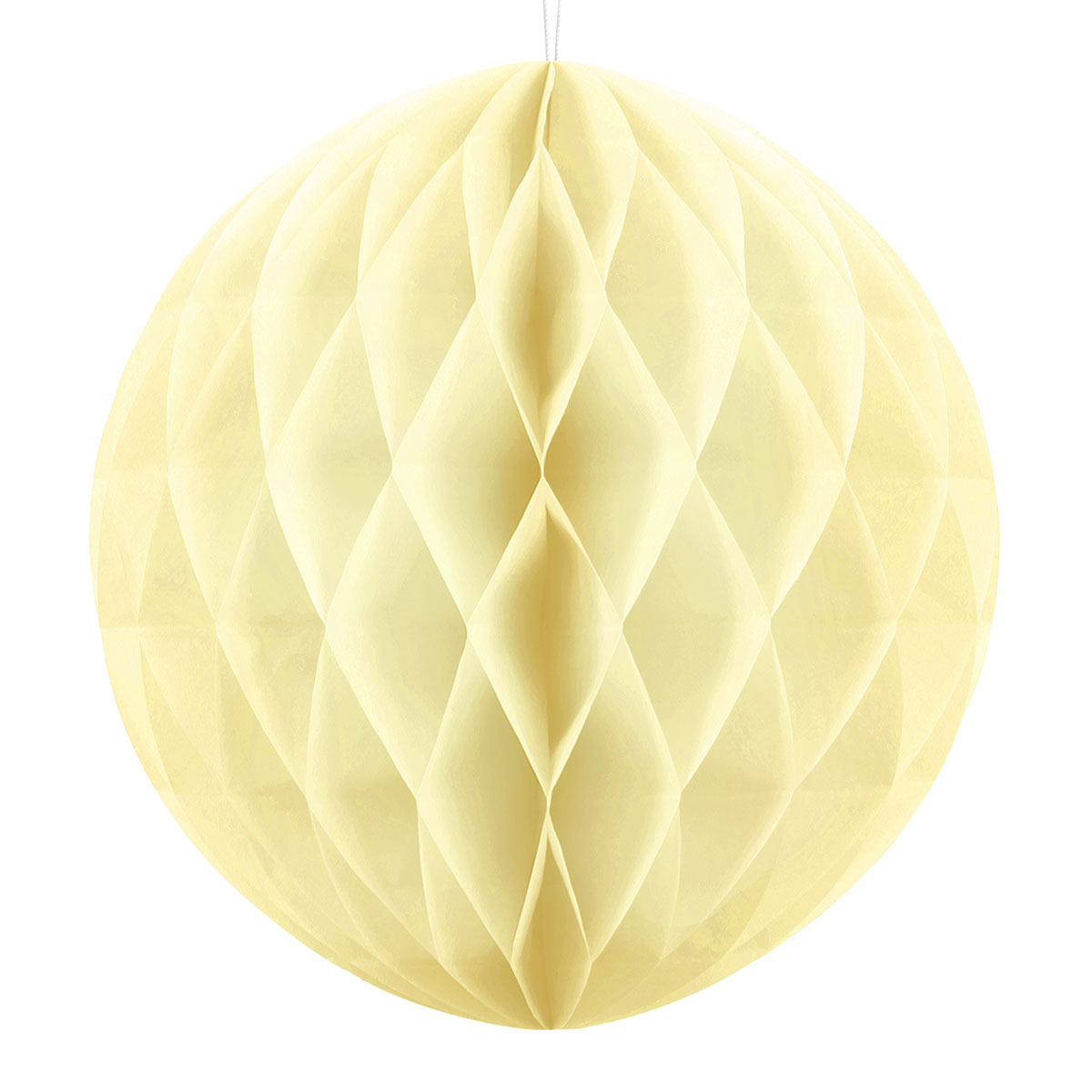 Hängande Honeycomb Halmgul 40 cm | Högtider - Bröllop - Bröllopsdekorationer | Party Outlet