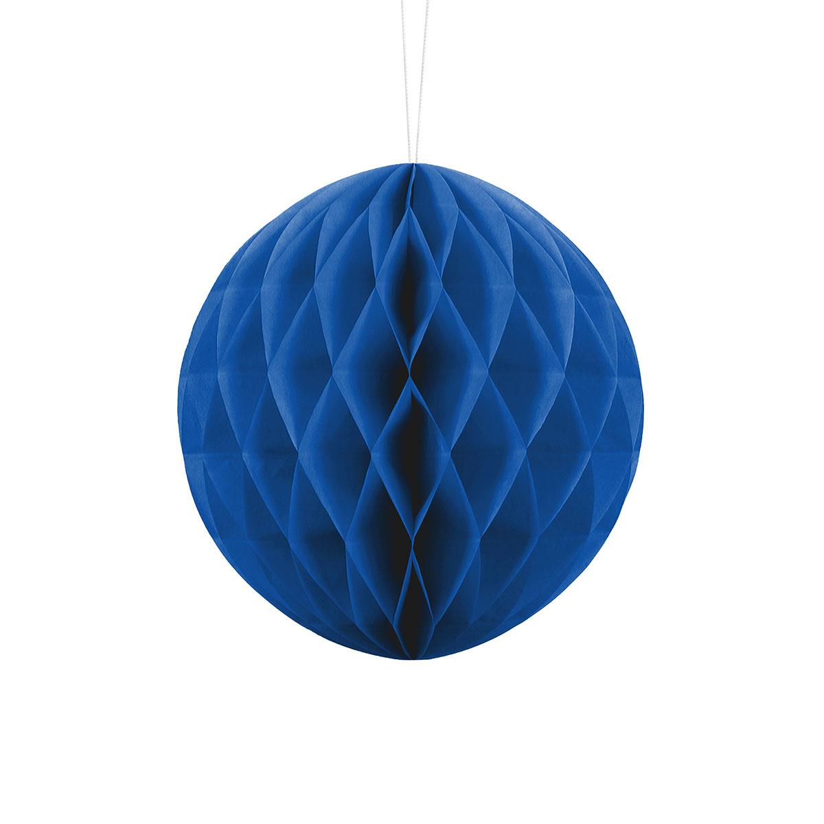 Hängande Honeycomb Mörkblå 20 cm | Kalasteman - Baby Shower - Baby Shower Dekoration | Party Outlet