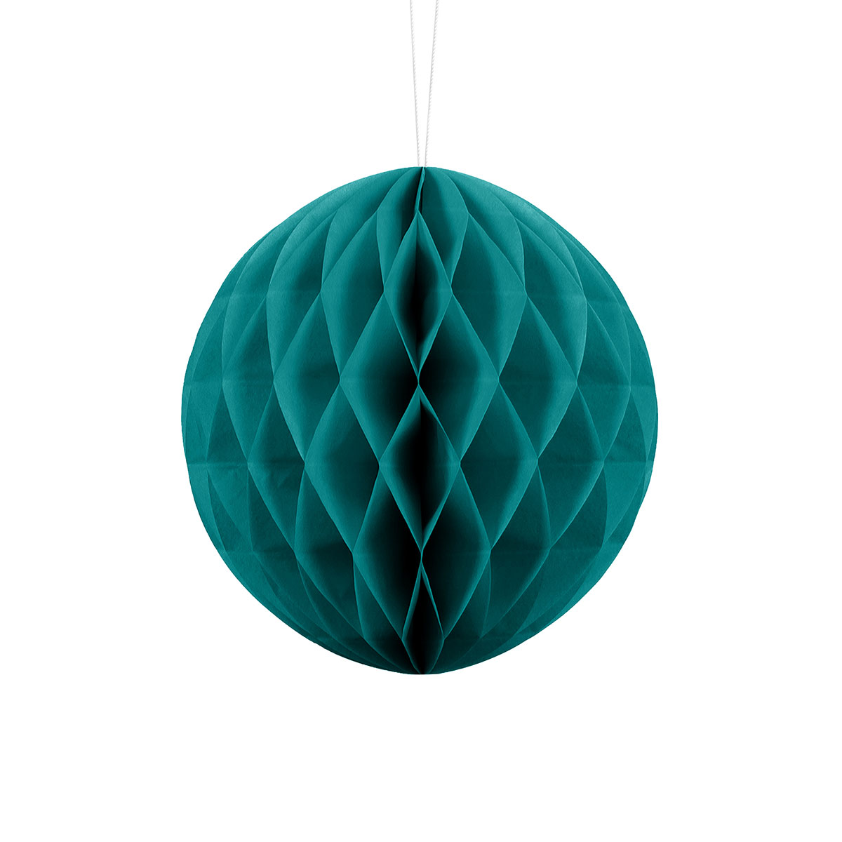 Hängande Honeycomb Pastell Lagunblå 20 cm | Festartiklar - Dekoration - Hängande Dekorationer | Maskeradspecialisten
