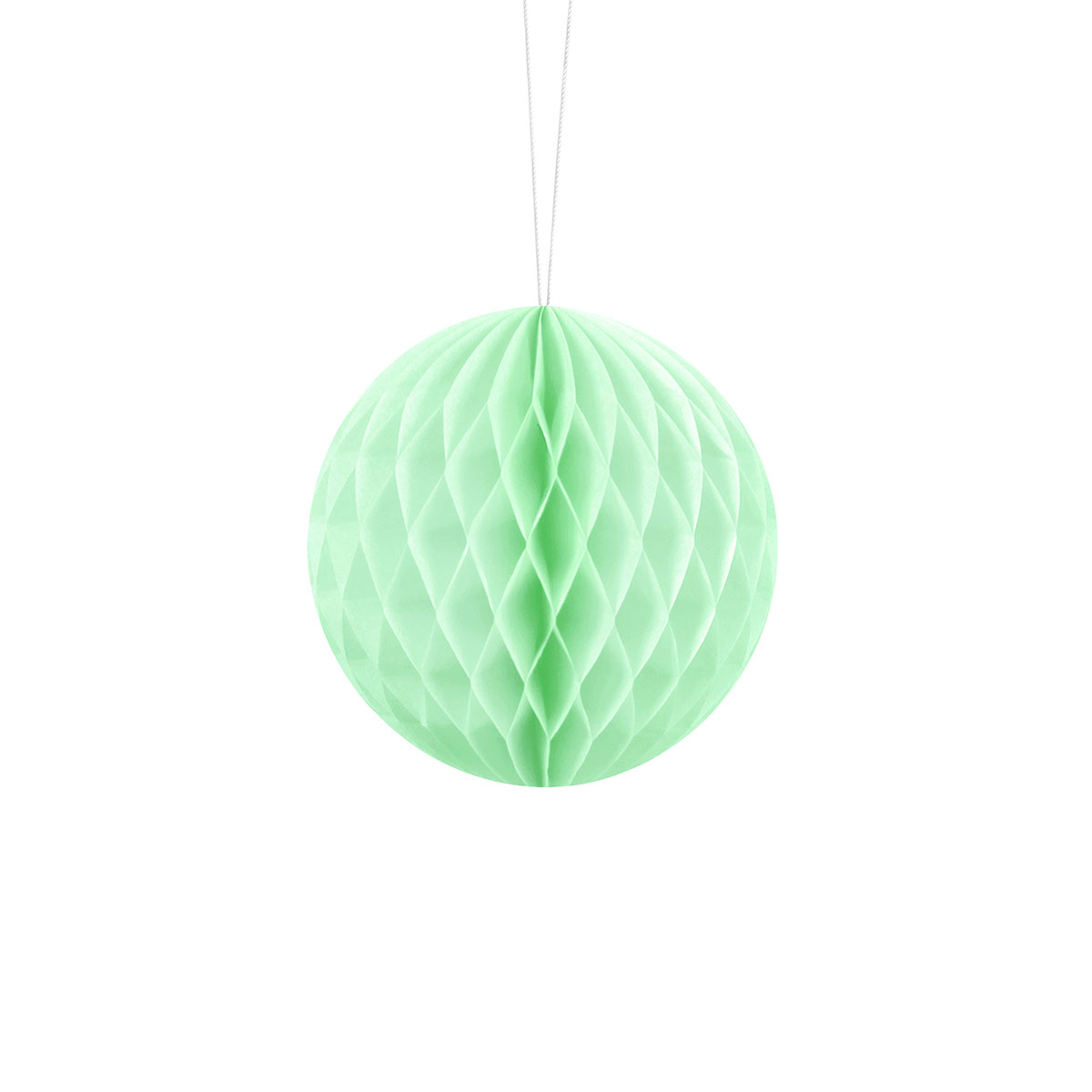 Hängande Honeycomb Pistagegrön 10 cm | Högtider - Fler Högtider - st patricks day | Maskeradspecialisten
