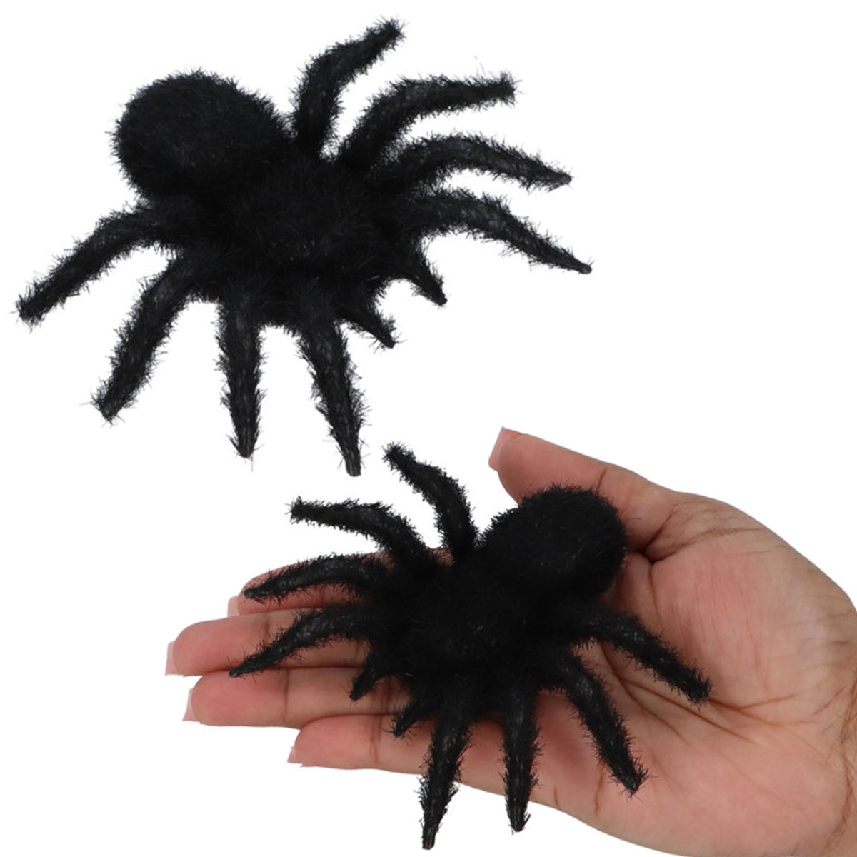 Håriga Spindlar 2-pack | Högtider - Halloween - Halloween dekoration | Party Outlet