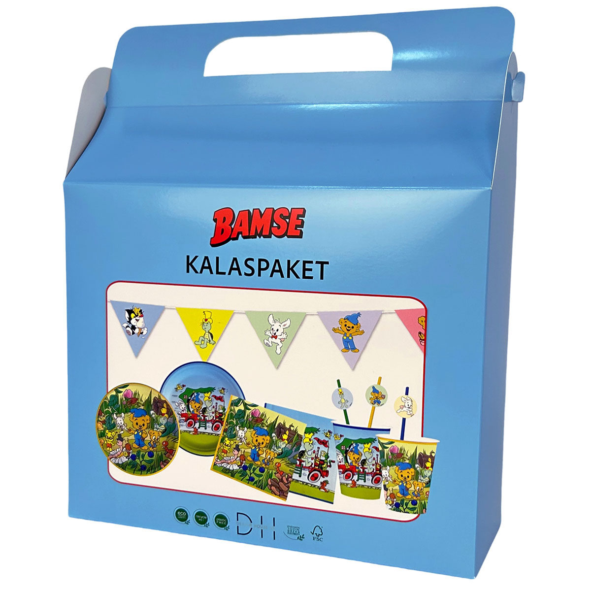 Kalaspaket Bamse 31-pack | Festartiklar - Kalastillbehör - Kalaspaket | Party Outlet