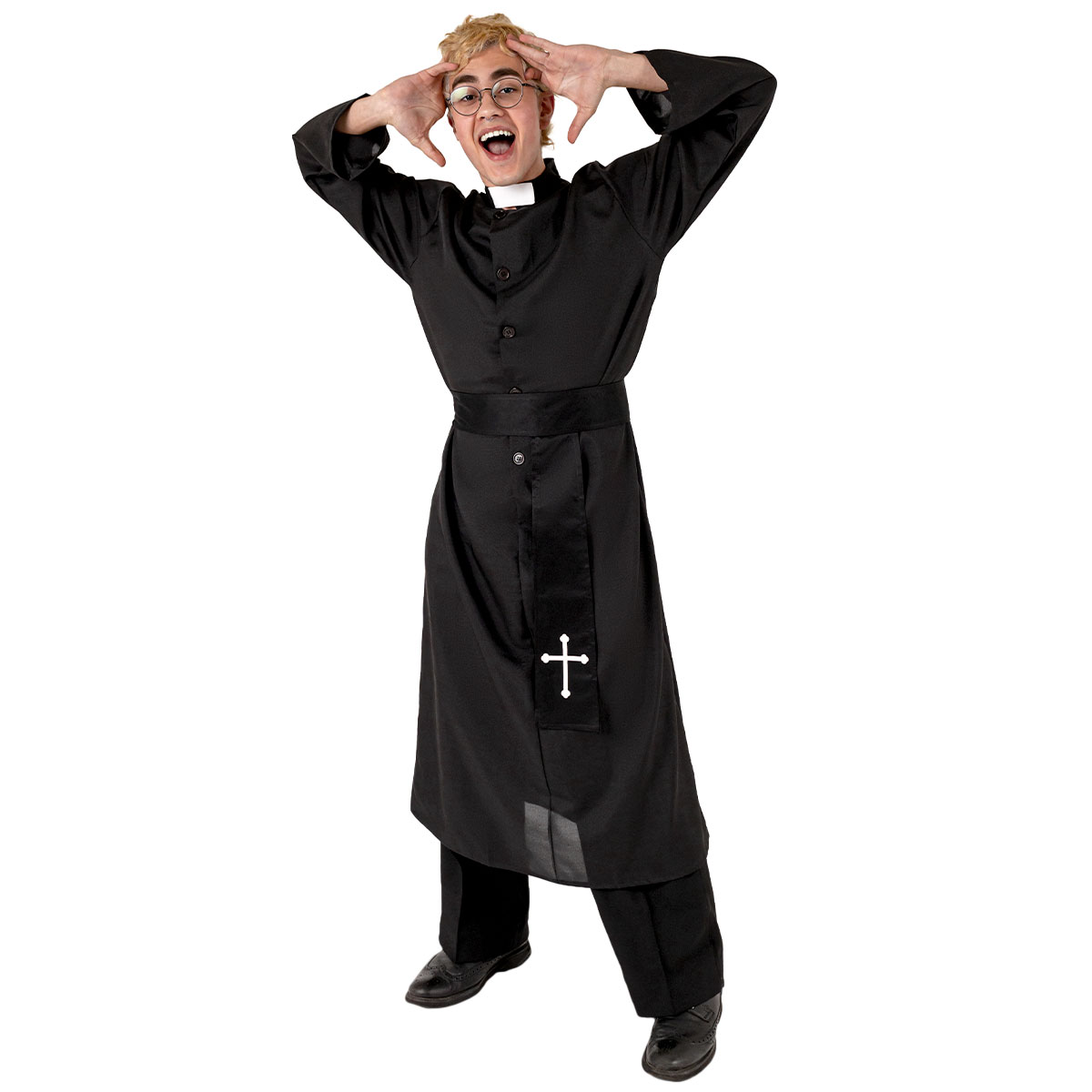 Katolsk Prästdräkt | Maskerad - Maskeradteman - Religions Maskerad - Präst Maskerad | Party Outlet