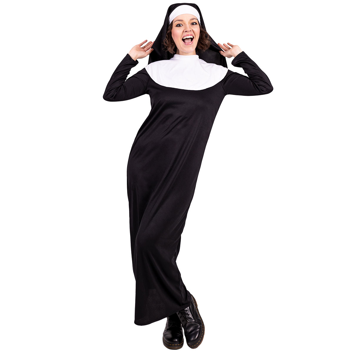 Klassisk Nunna Maskeraddräkt | Högtider - Halloween - Halloween kostymer - Nunna maskerad | Party Outlet