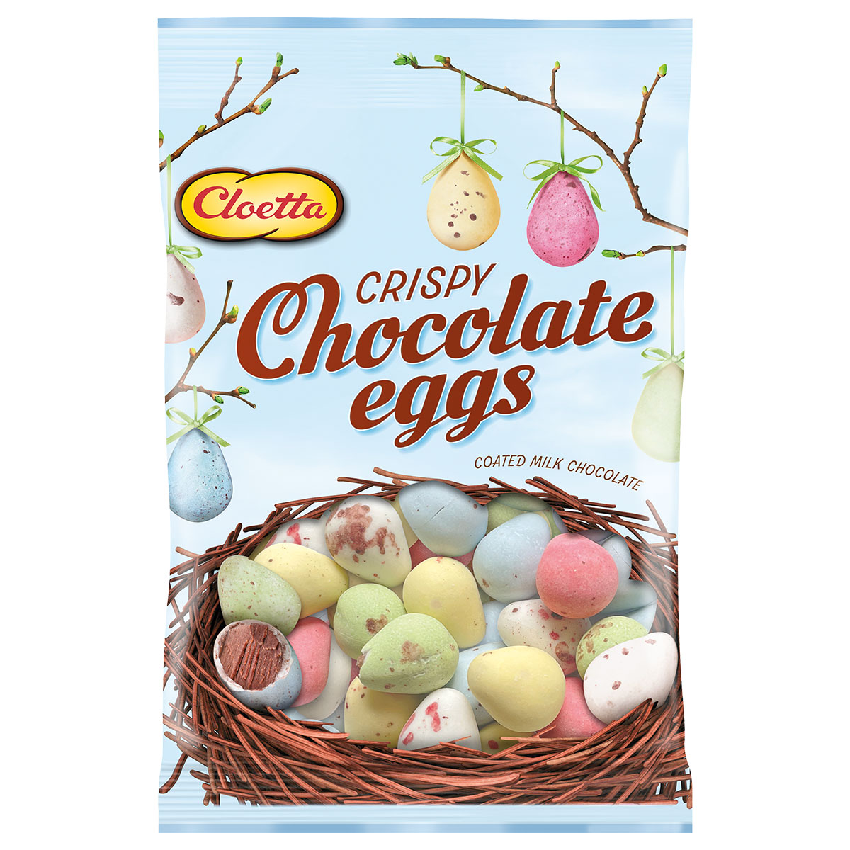 Krispiga Chokladägg 110g