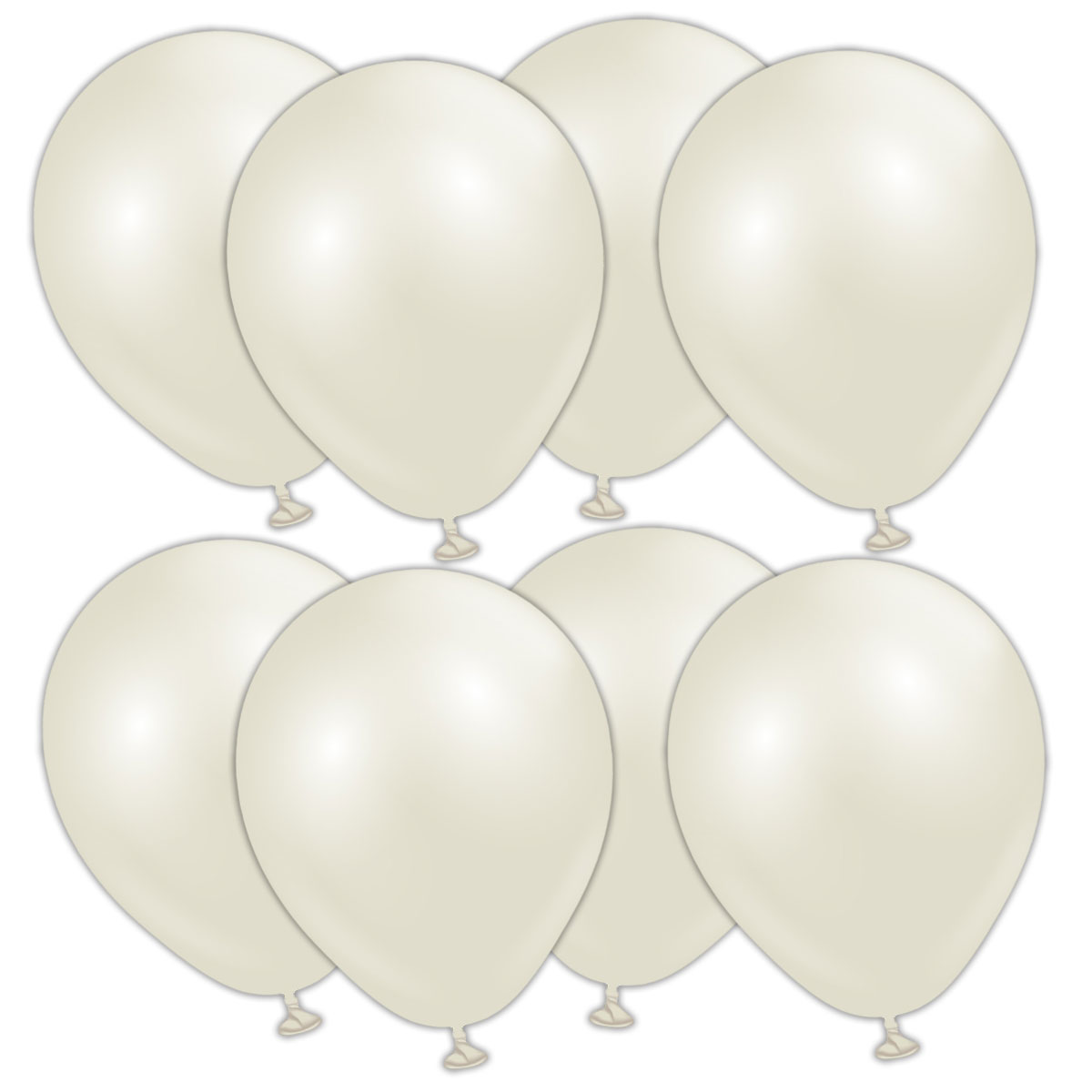 Latexballonger Elfenbensvit 13 cm | Festartiklar - Ballonger - Miniballonger | Party Outlet