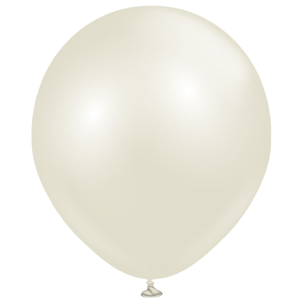 Latexballonger Elfenbensvit 45 cm | Festartiklar - Ballonger - Jätteballonger | Party Outlet