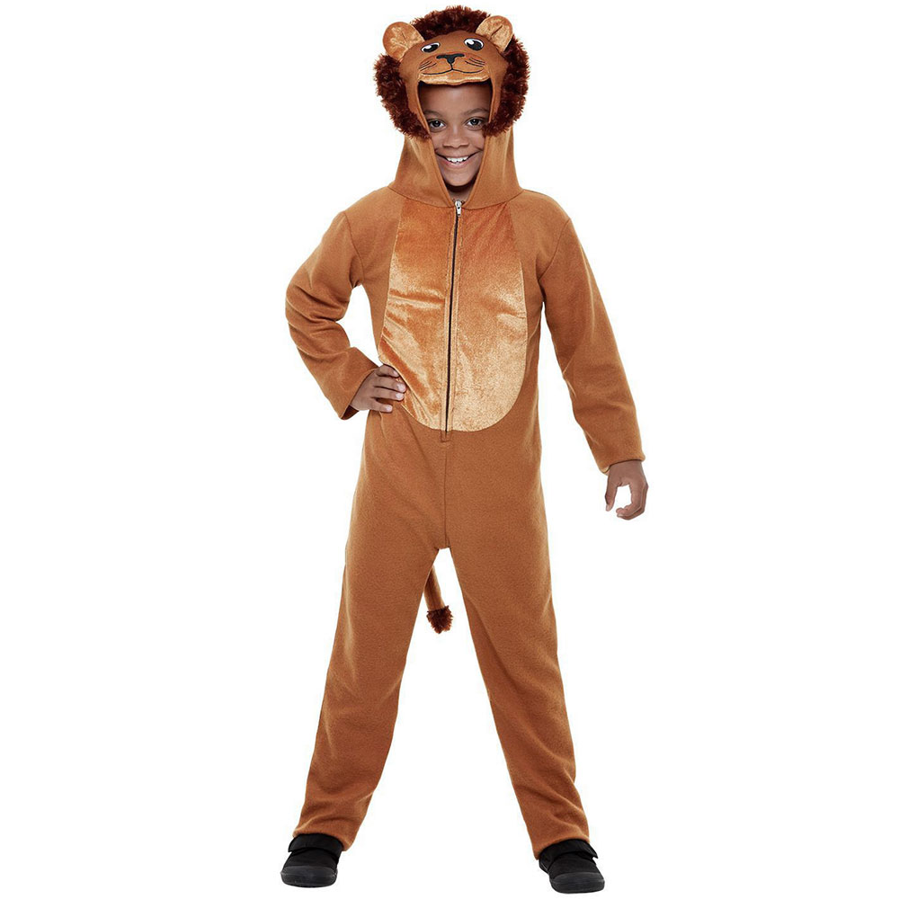 Lejondräkt Jumpsuit Barn | Maskerad - Maskeradkläder - Djurdräkter | Maskeradspecialisten