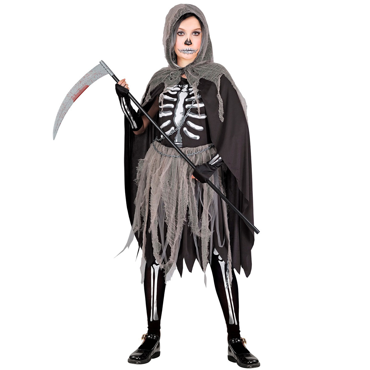 Liemannen Maskeraddräkt med Skelett Barn | Högtider - Halloween - Halloween kostymer - Skelett maskerad - Skelettdräkter | Party Outlet