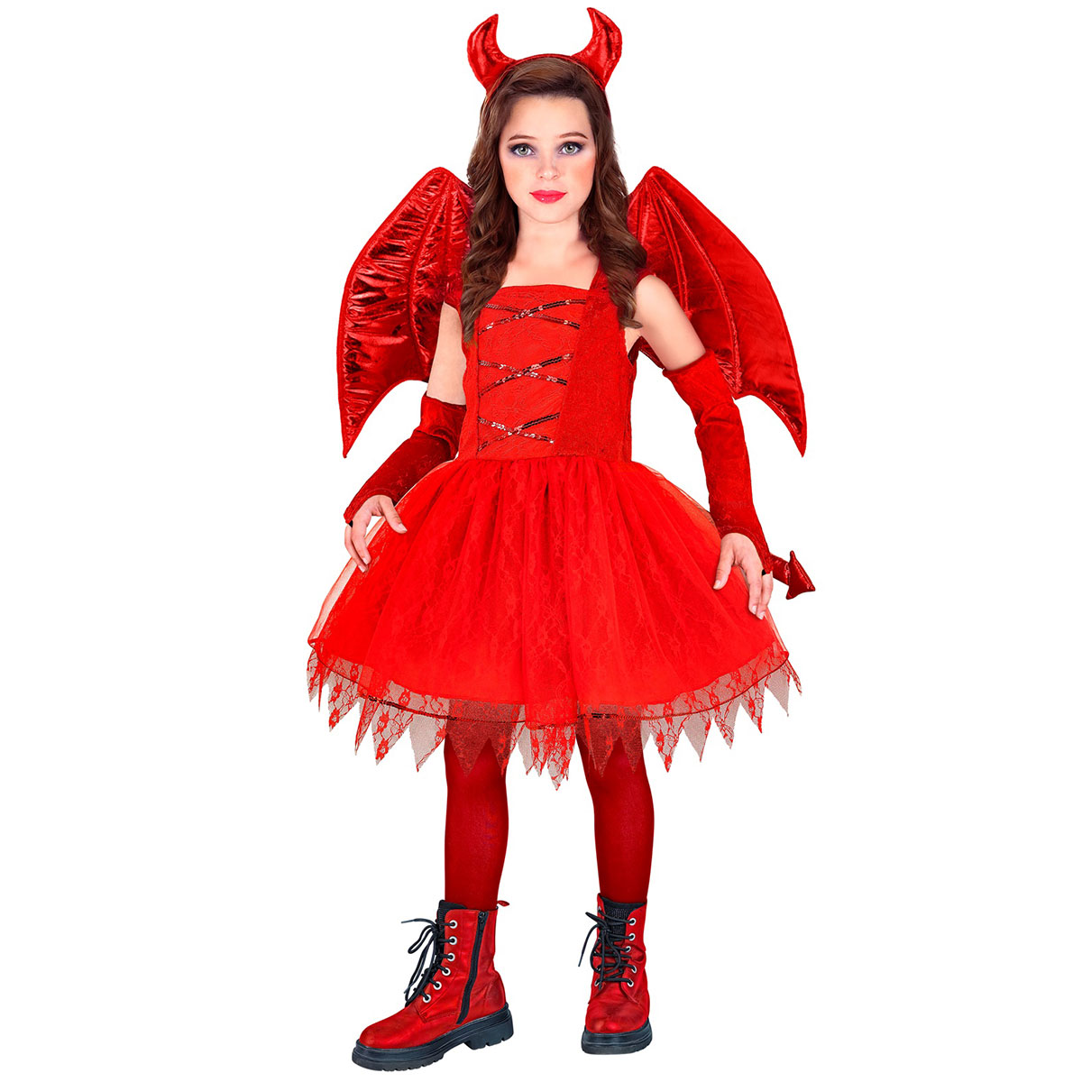 Maskeraddräkt Djävul Barn | Högtider - Halloween - Halloween kostymer - Djävul Maskerad | Party Outlet