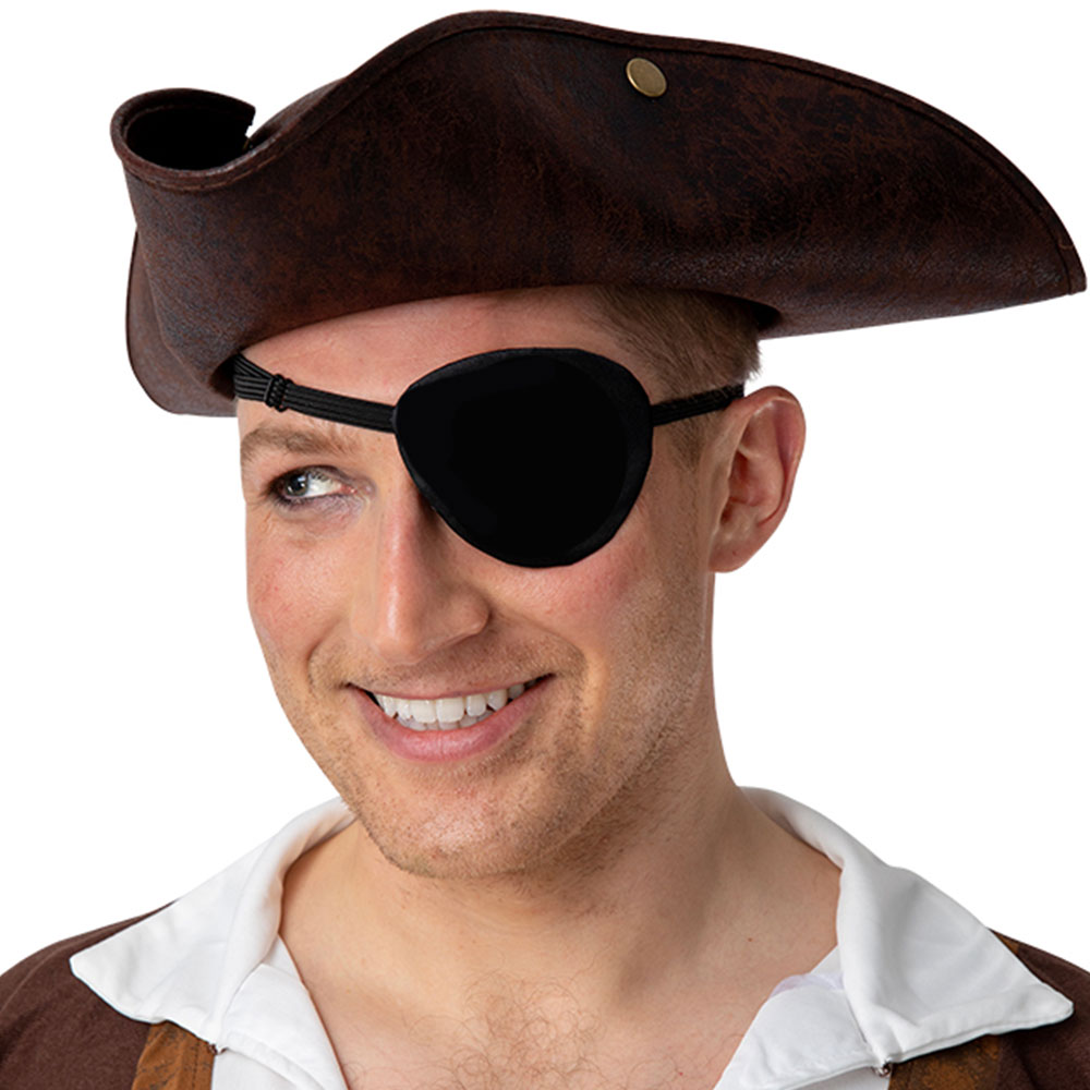 Ögonlapp Svart | Kalasteman - Barnkalas - Piratkalas | Party Outlet