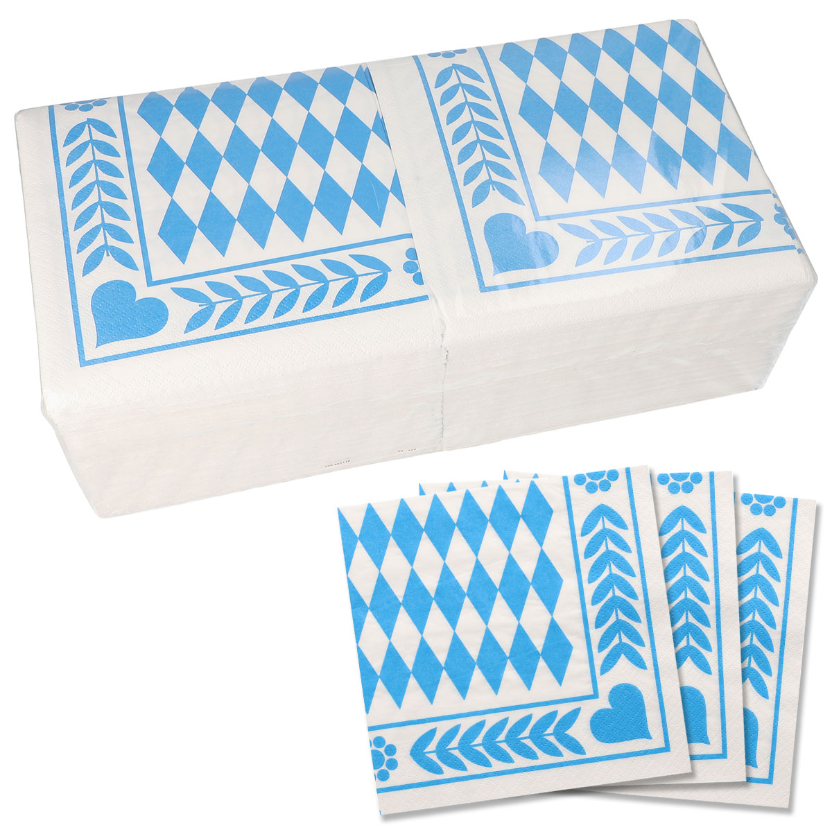 Oktoberfest Engångsservetter Bayersk 250-pack | Högtider - Oktoberfest - Oktoberfest Dukning | Party Outlet