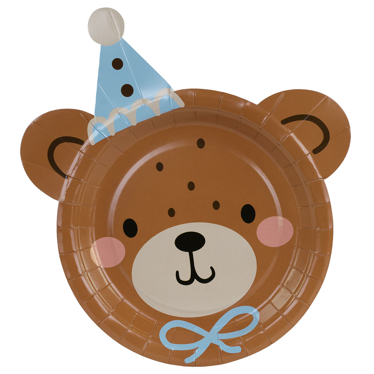 Papperstallrikar Teddybjörn 6-pack | Kalasteman - Baby Shower - Its a Boy | Party Outlet