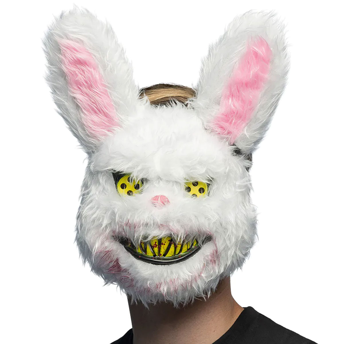 Plysch Mask Läskig Kanin | Maskerad - Maskeradteman - Djur Maskerad | Party Outlet