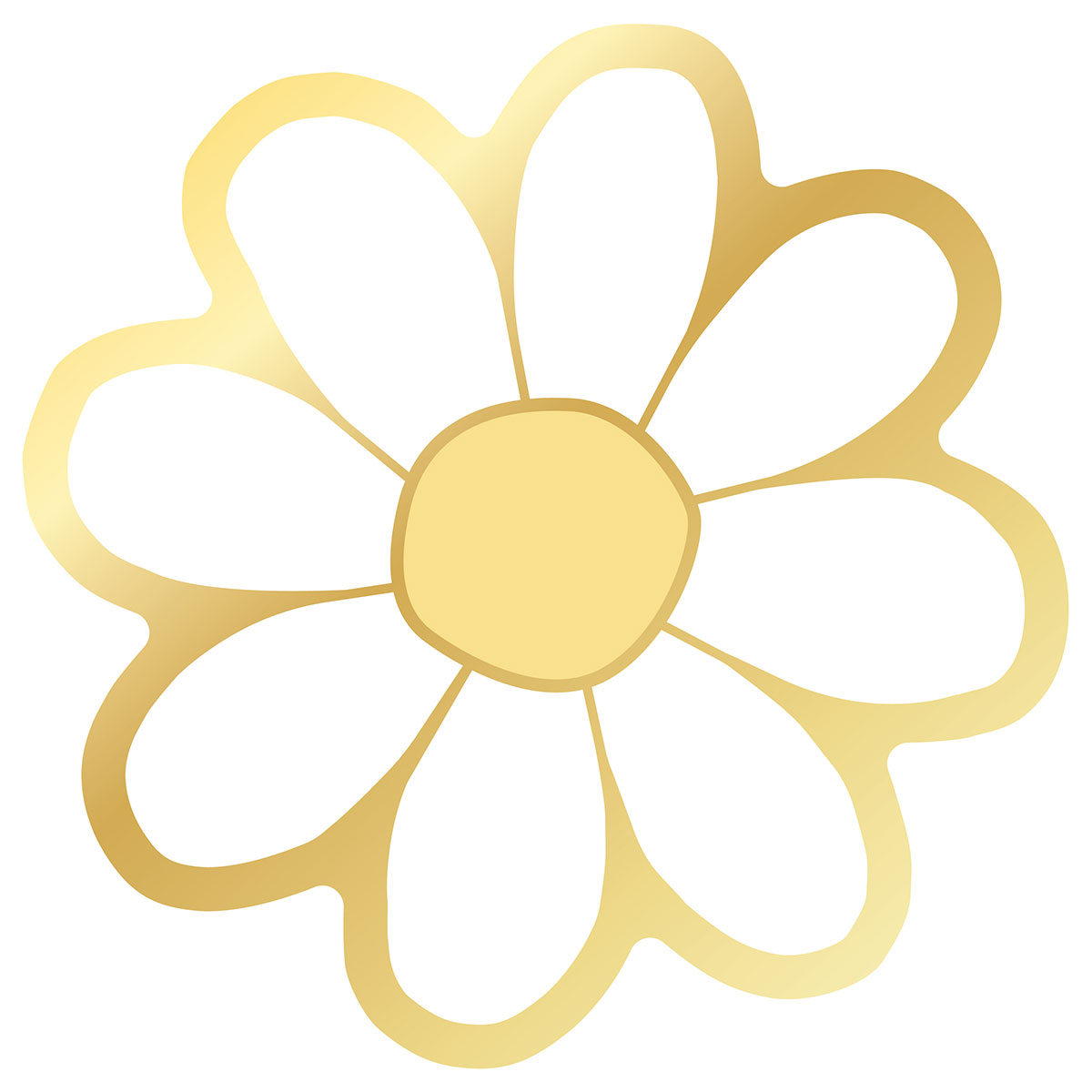 Prästkrage Papperstallrikar 8-pack | Högtider - Midsommar - Midsommardukning | Party Outlet