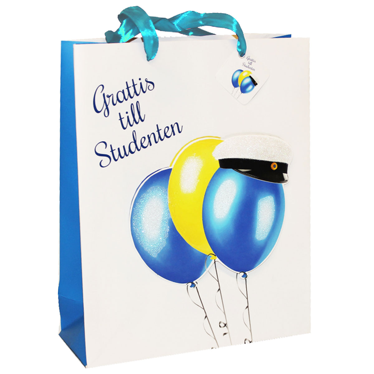 Presentpåse Grattis till Studenten 3D