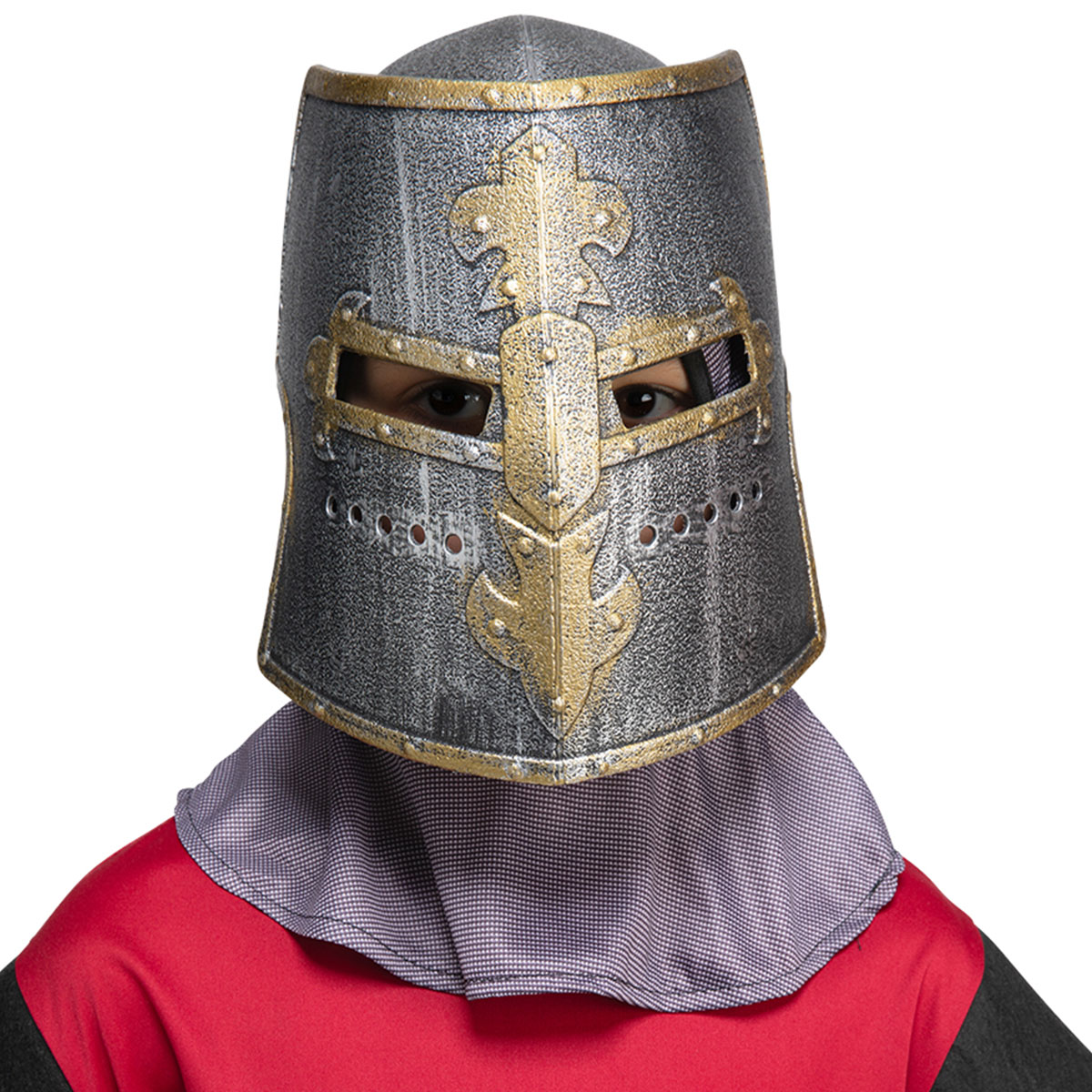 Riddarhjälm med Visir Barn | Maskerad - Maskeradteman - Medeltids Maskerad | Party Outlet