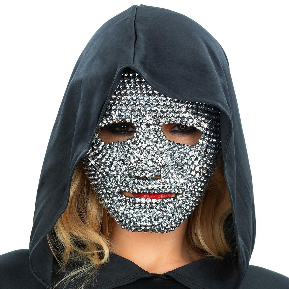 Robotmask med Strass | Högtider - Halloween - Halloween masker | Maskeradspecialisten