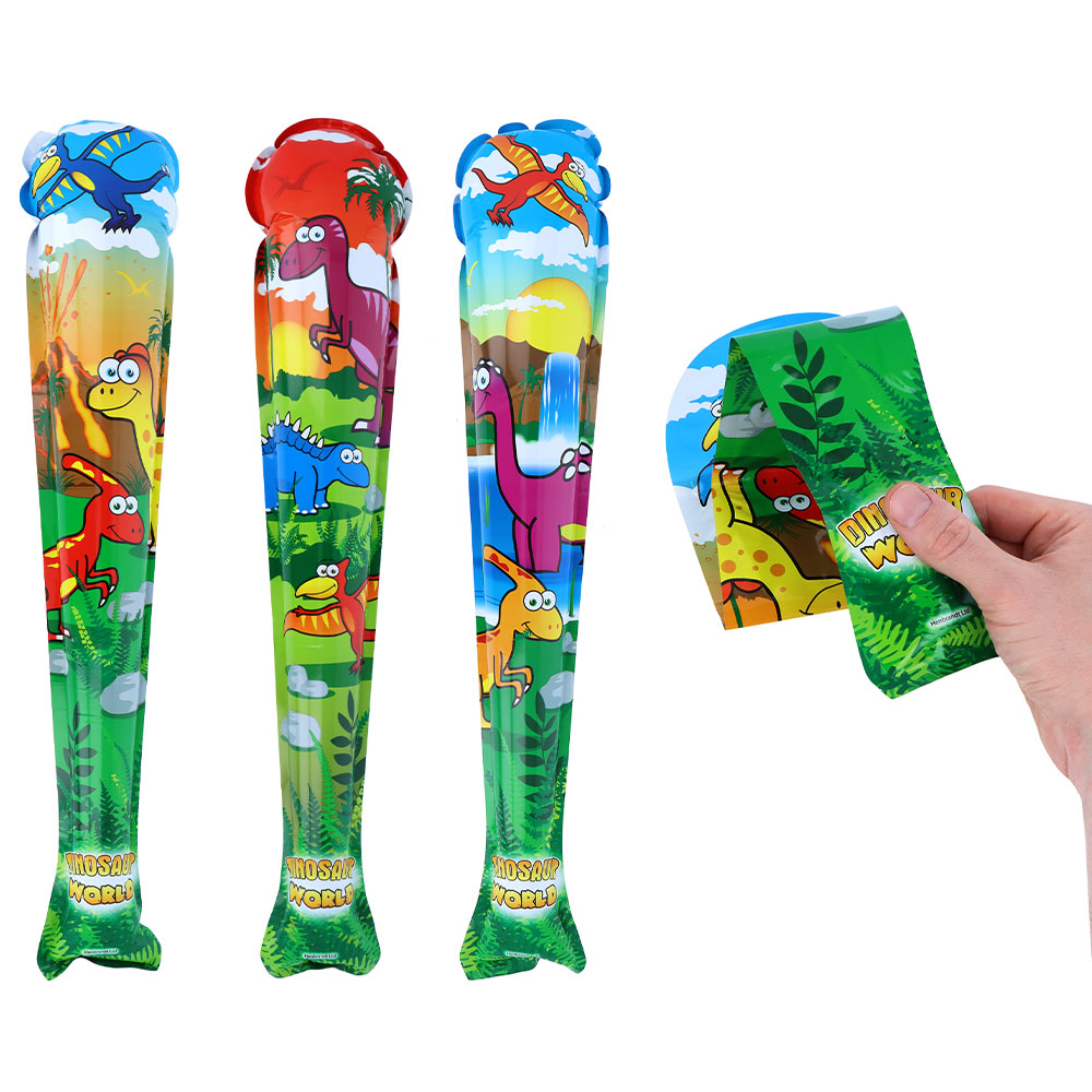 Självuppblåsande Basebollträ Dinosaurie | Kalasteman - Barnkalas - Dinosaur Kalas | Party Outlet