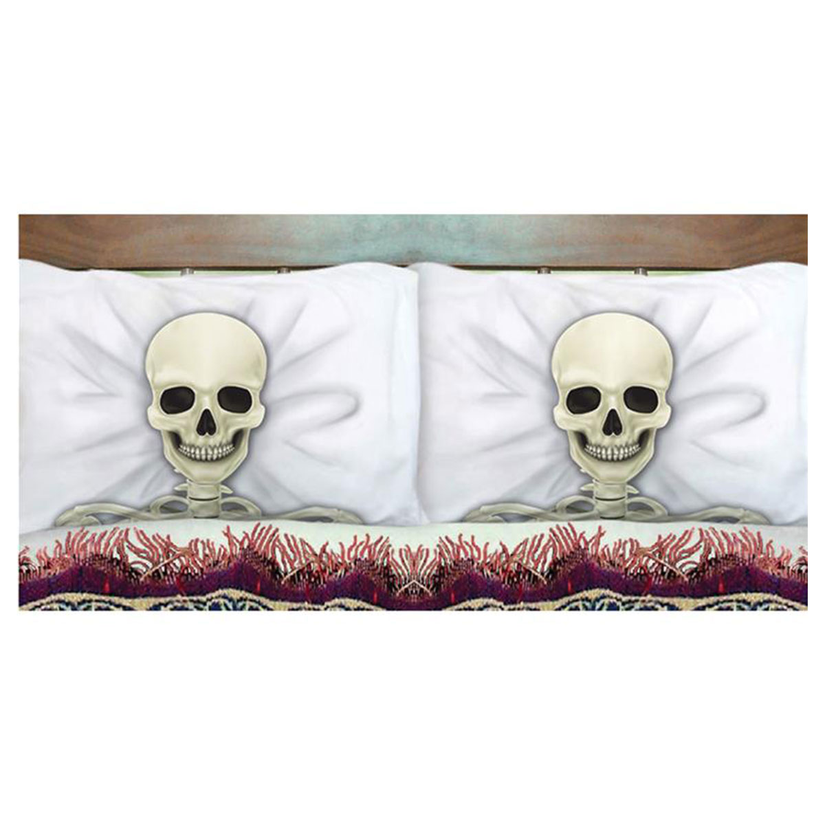 Skelett Kuddfodral Örngott 2-pack