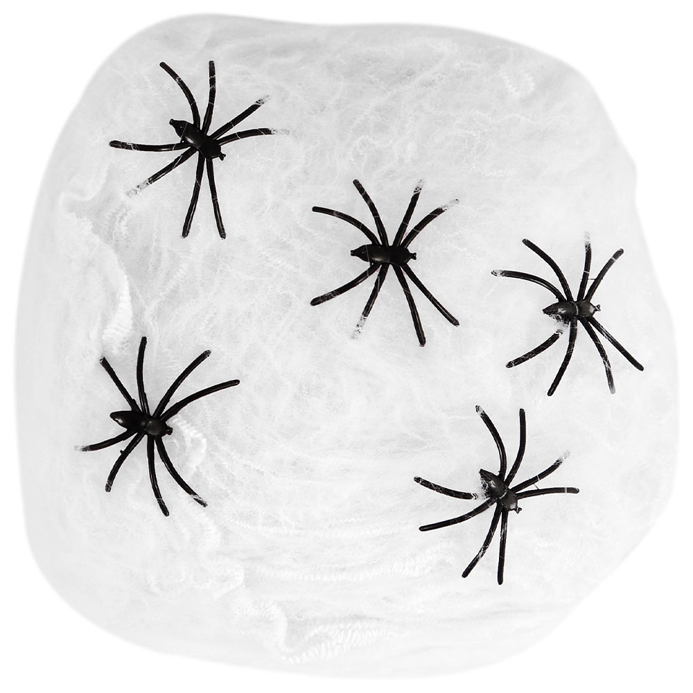 Spindelväv med Spindlar | Högtider - Halloween - Halloween dekoration | Party Outlet