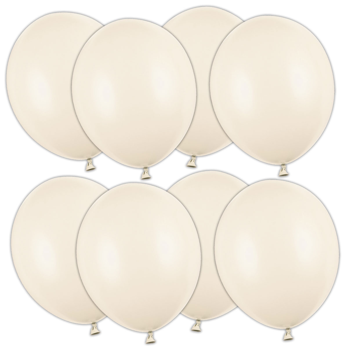 Starka Ballonger Ljus Nude Pastell 12 cm 100-pack