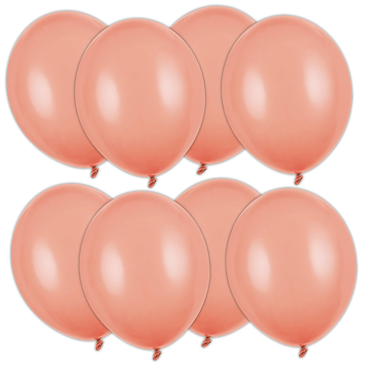 Starka Ballonger Persiko Pastell 12 cm 100-pack