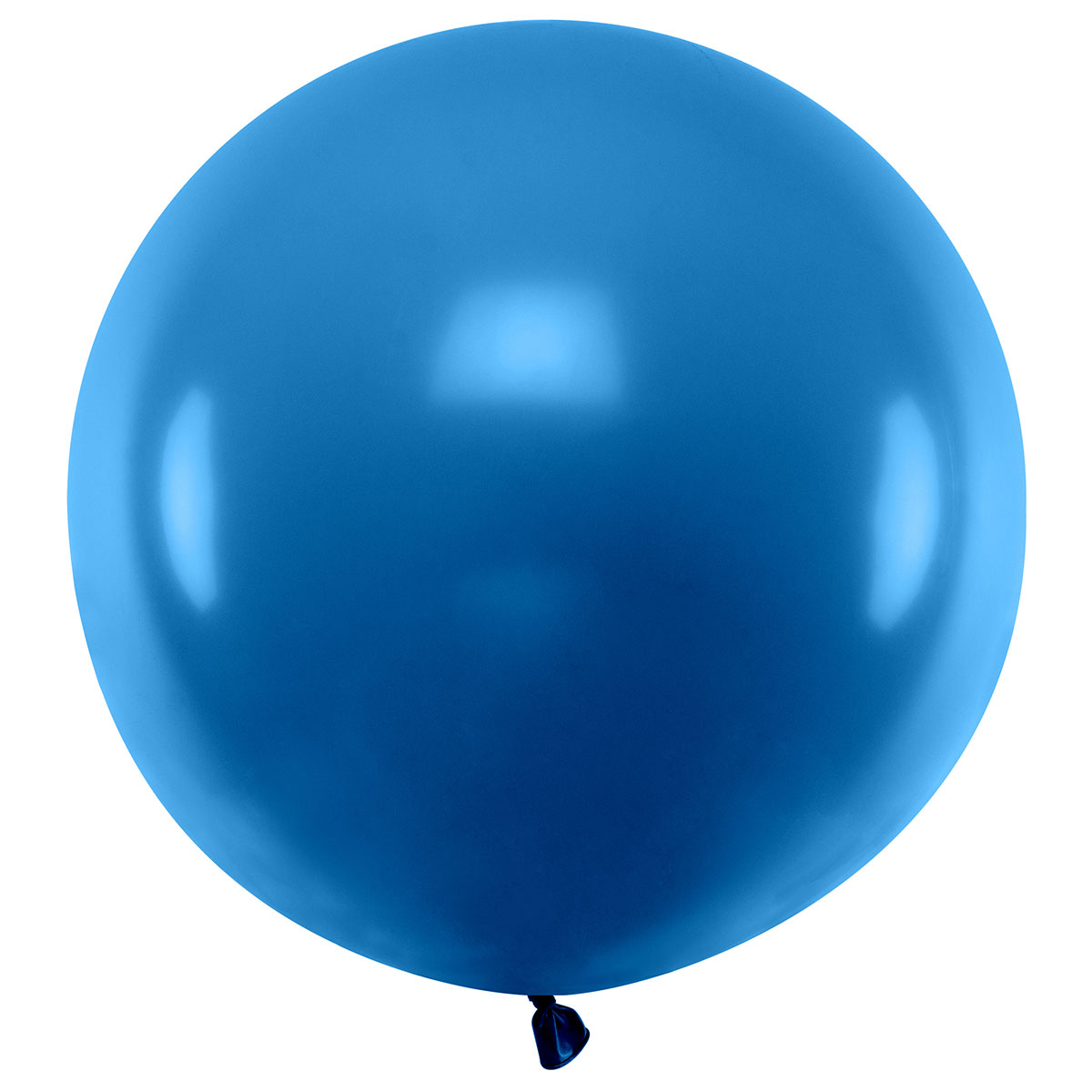 Stor Rund Latexballong Marinblå Pastell
