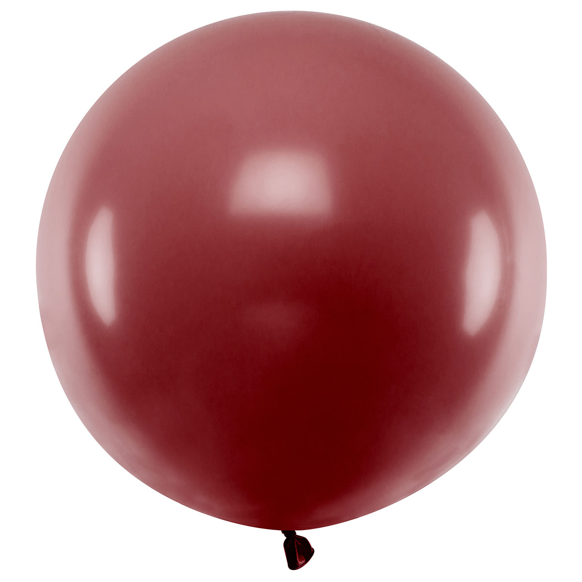 Stor Rund Latexballong Vinröd Pastell