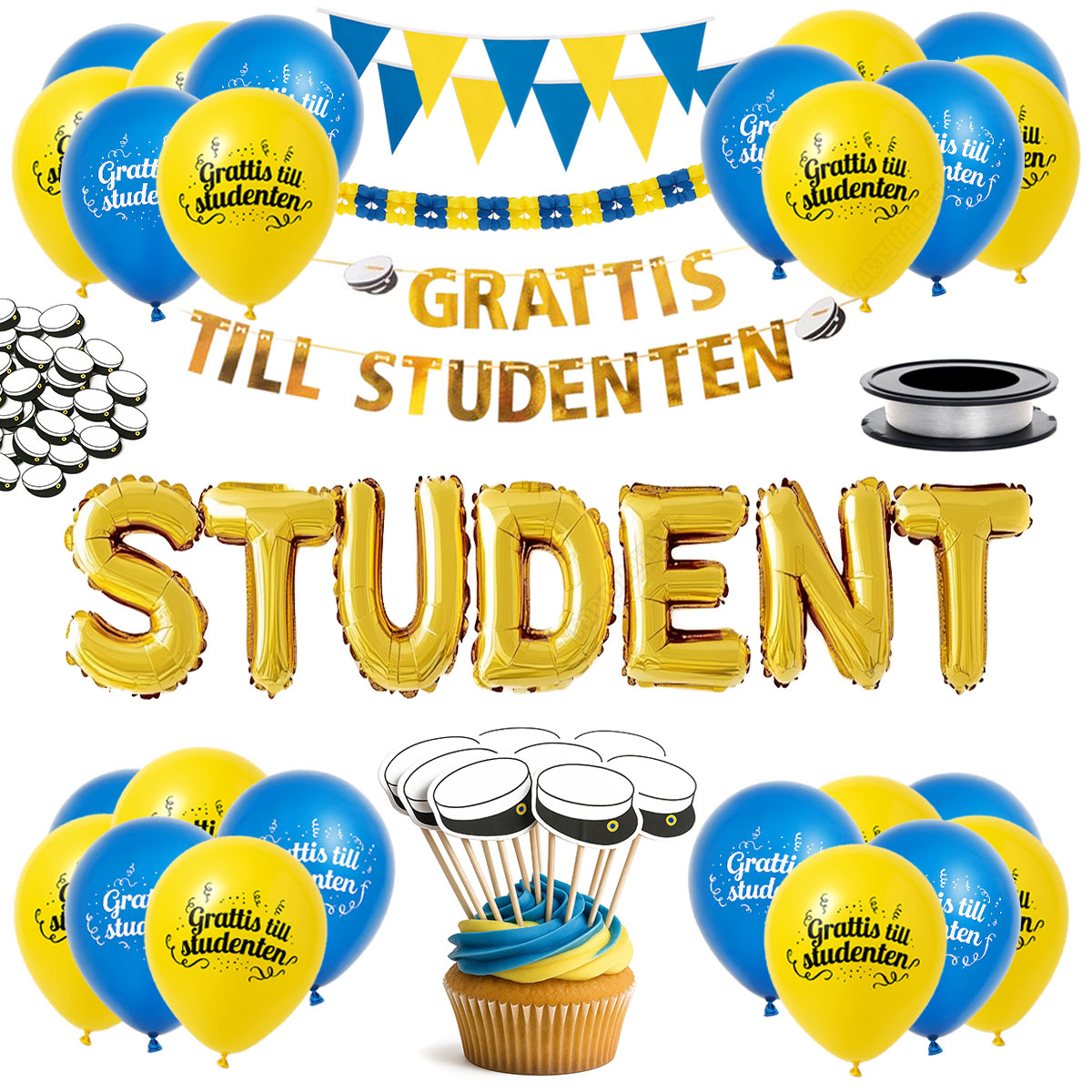 Studentdekoration Paket Deluxe