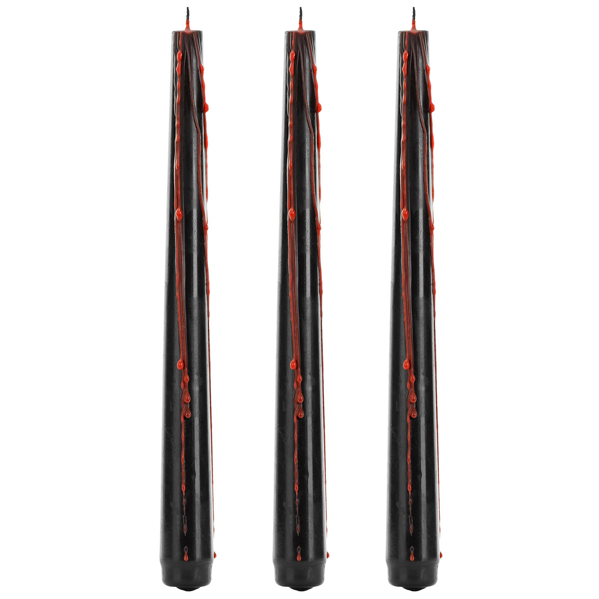Svarta Blödande Ljus 3-pack