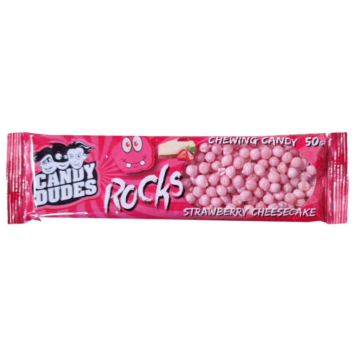 Tuggummi Jordgubbscheesecake Sockerkulor 50g
