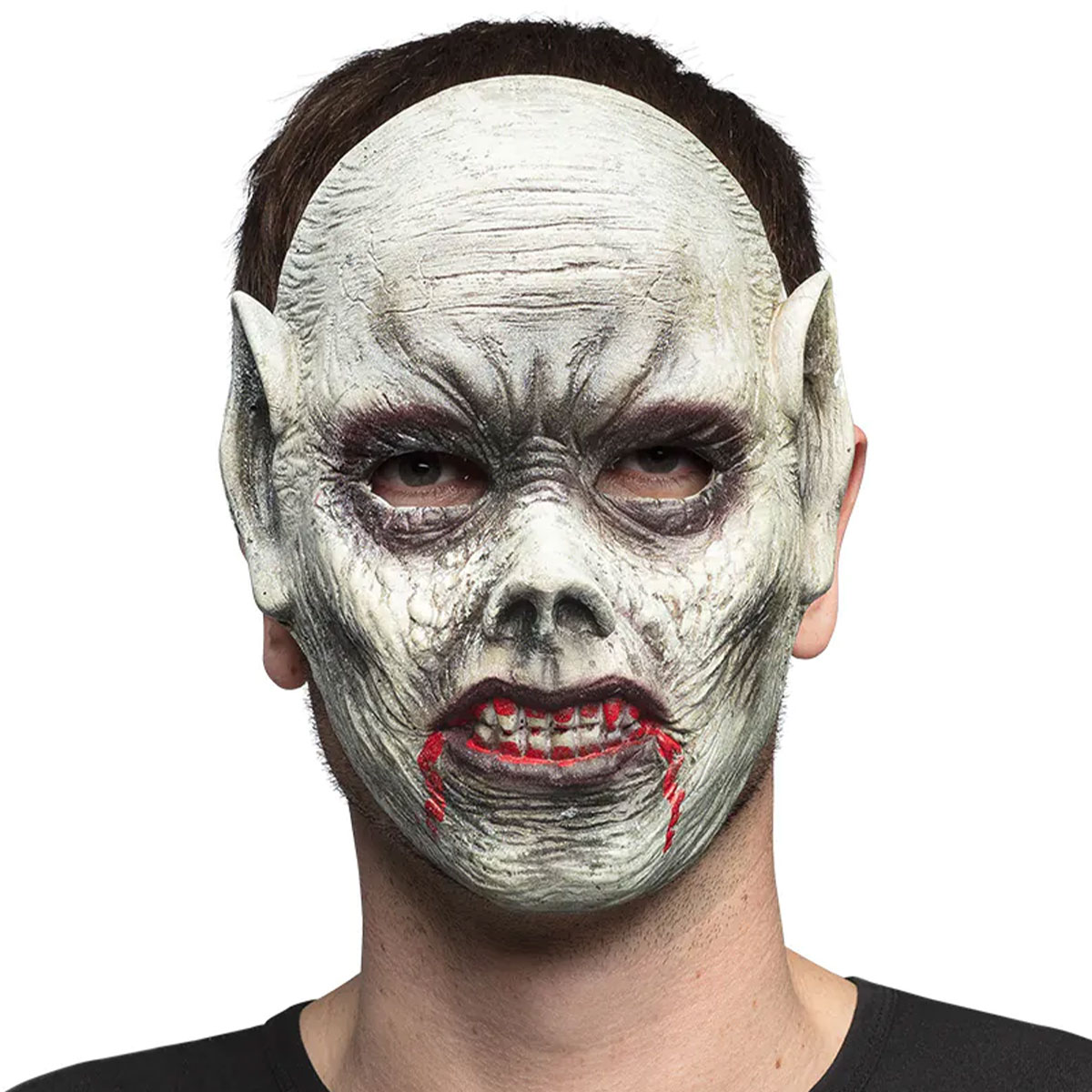 Vampyrmask Grå | Högtider - Halloween - Halloween kostymer - Vampyr maskerad | Party Outlet