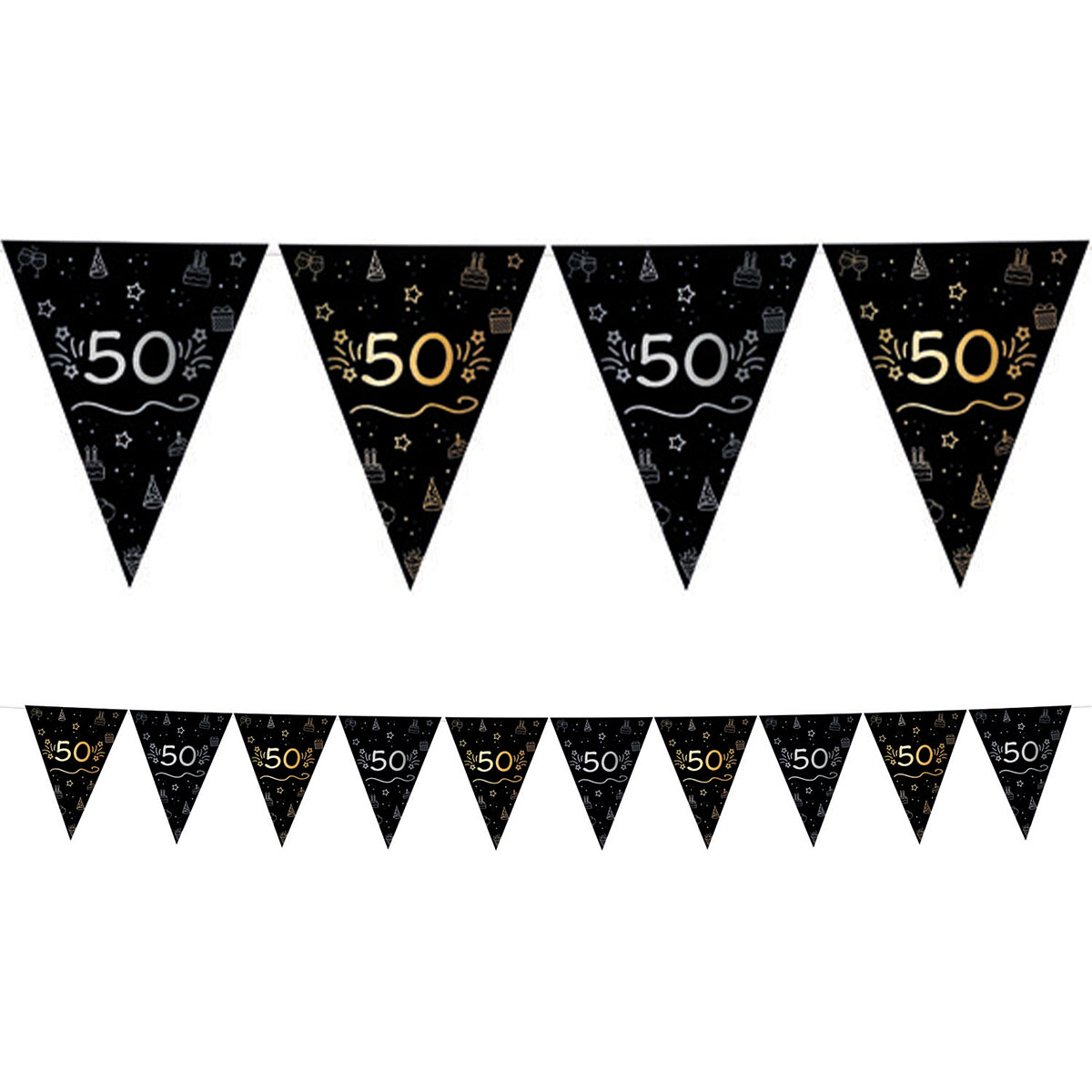 Vimpelgirlang Svart 50 år
